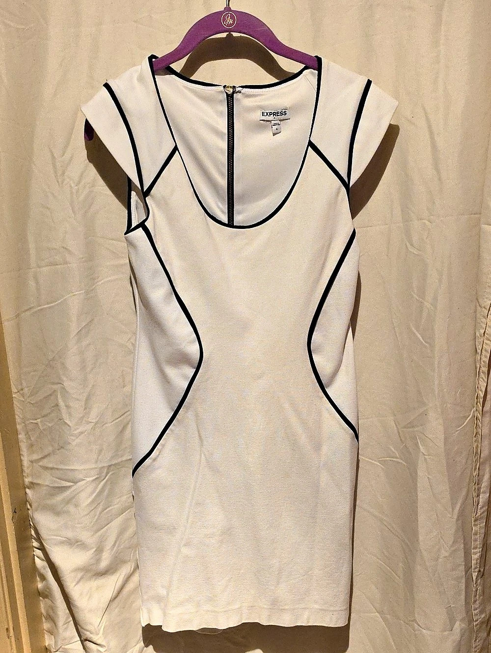 Express White Mini Dress Size 6